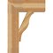 Ekena Millwork Funston Block Rough Sawn Bracket, Western Red Cedar, 6"W x 20"D x 28"H BKT06X20X28FST05RWR - alternate 2